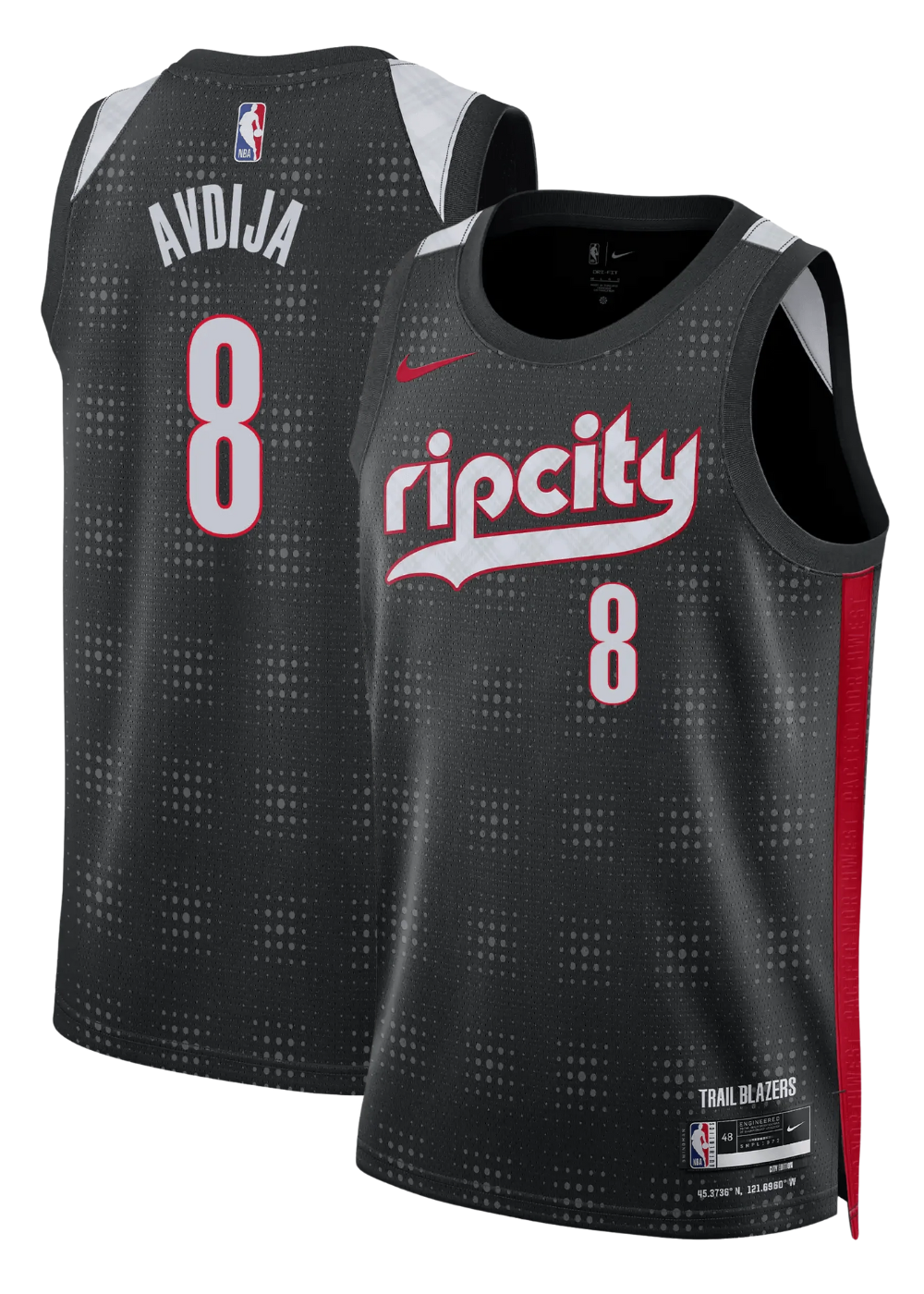 גופיית פורטלנד בלייזרס City Edition שחור | דני אבדיה 25/26