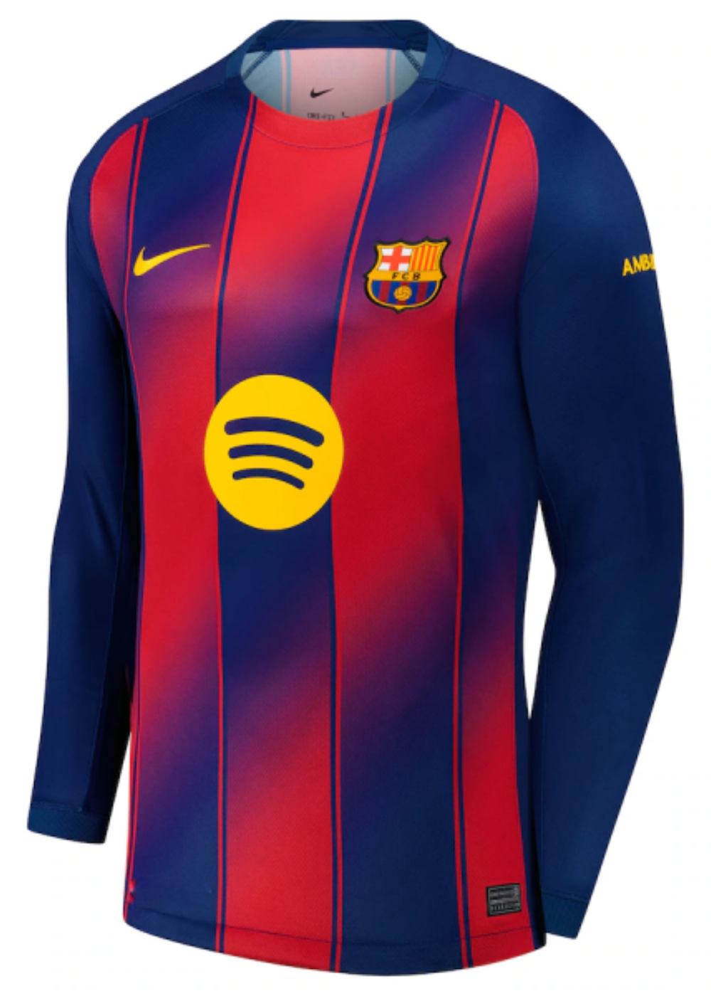 חליפת משחק ברצלונה בית שרוול ארוך - 2025/2026