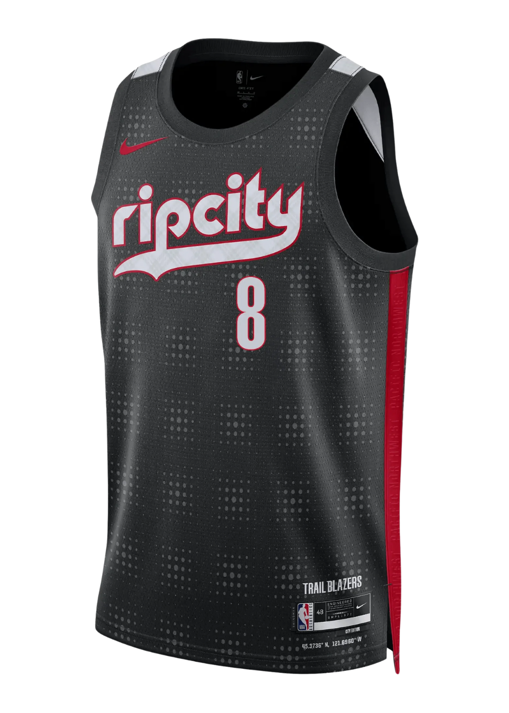 גופיית פורטלנד בלייזרס City Edition שחור | דני אבדיה 25/26