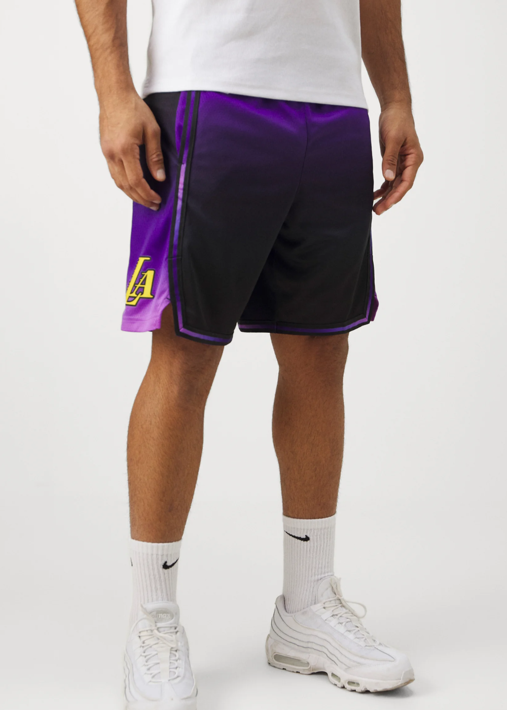 NBA Los Angeles Lakers City Edition Shorts מכנס כדורסל