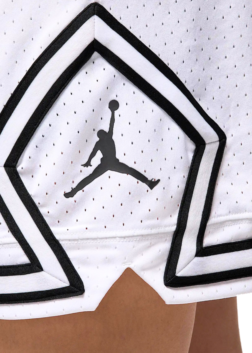 מכנס כדורסל JORDAN DIAMOND SHORTS WHITE