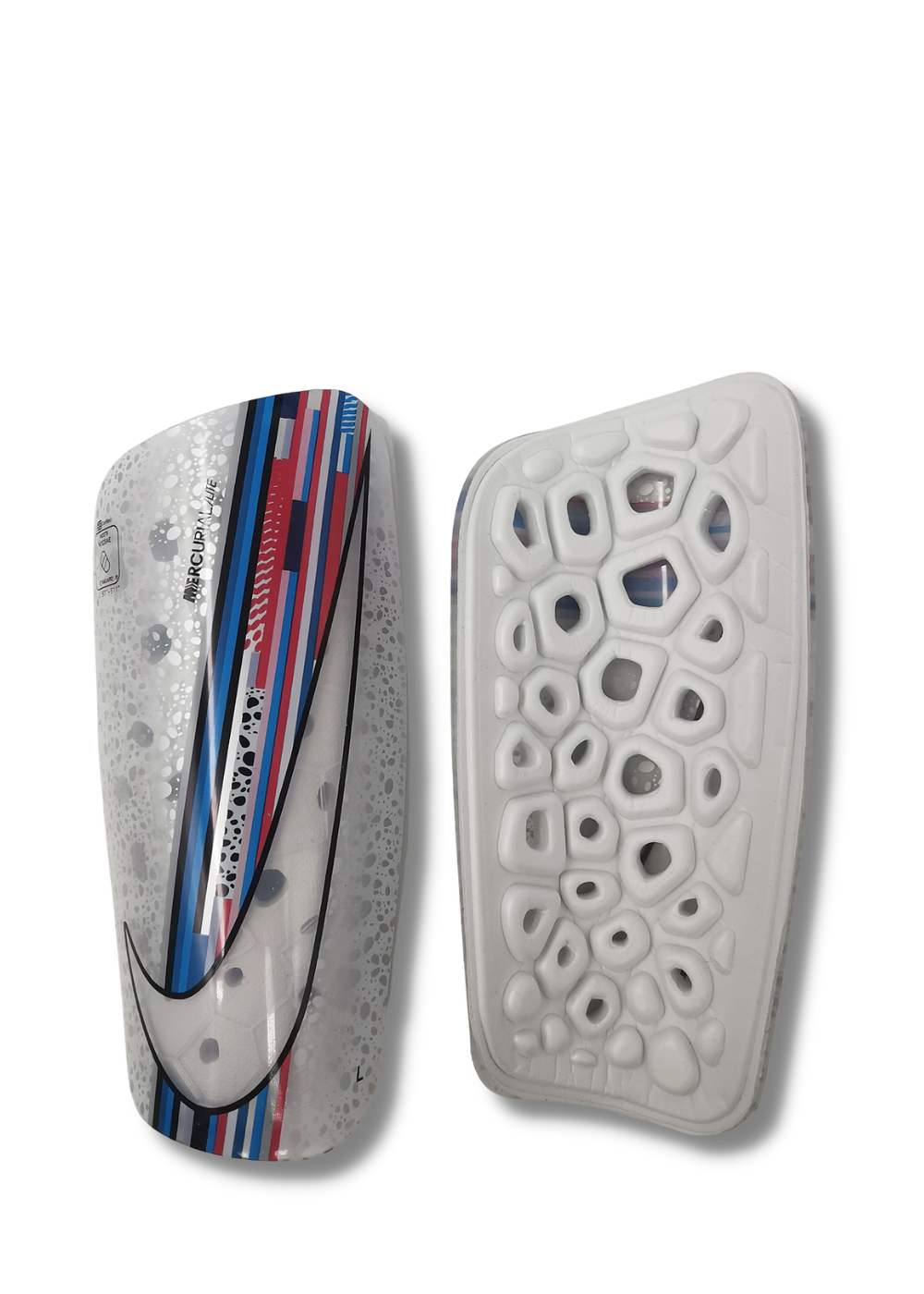 מגני עצם נייק - מרקוריאל לבן/צבעוני