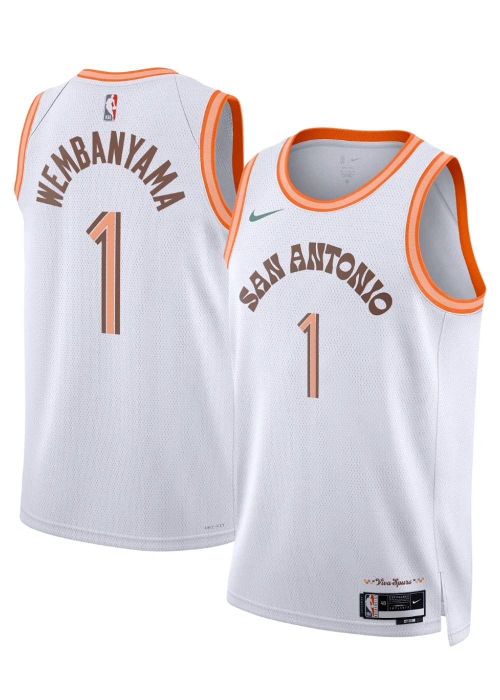 גופיית NBA סן אנטוניו ספרס City Edition - ויקטור וומבניאמה 23/24