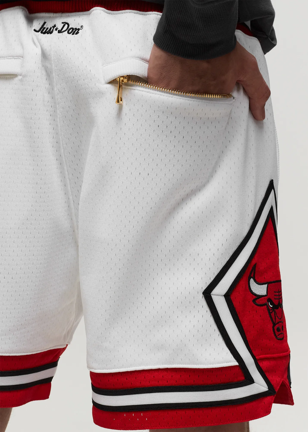 מכנס כדורסל JUST DON 7 INCH CHICAGO BULLS - מלאי מיידי