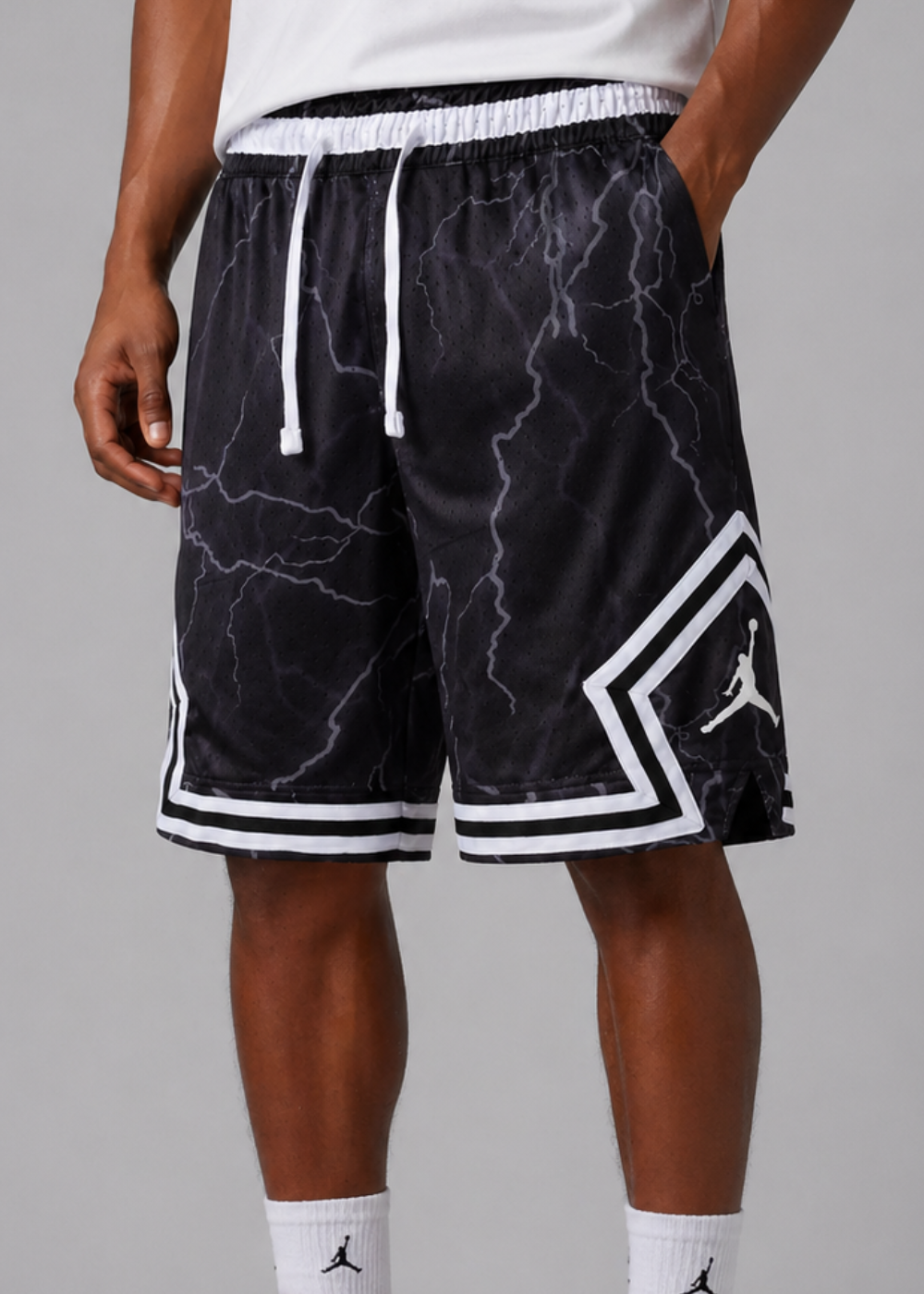 מכנס כדורסל JORDAN DIAMOND BLACK