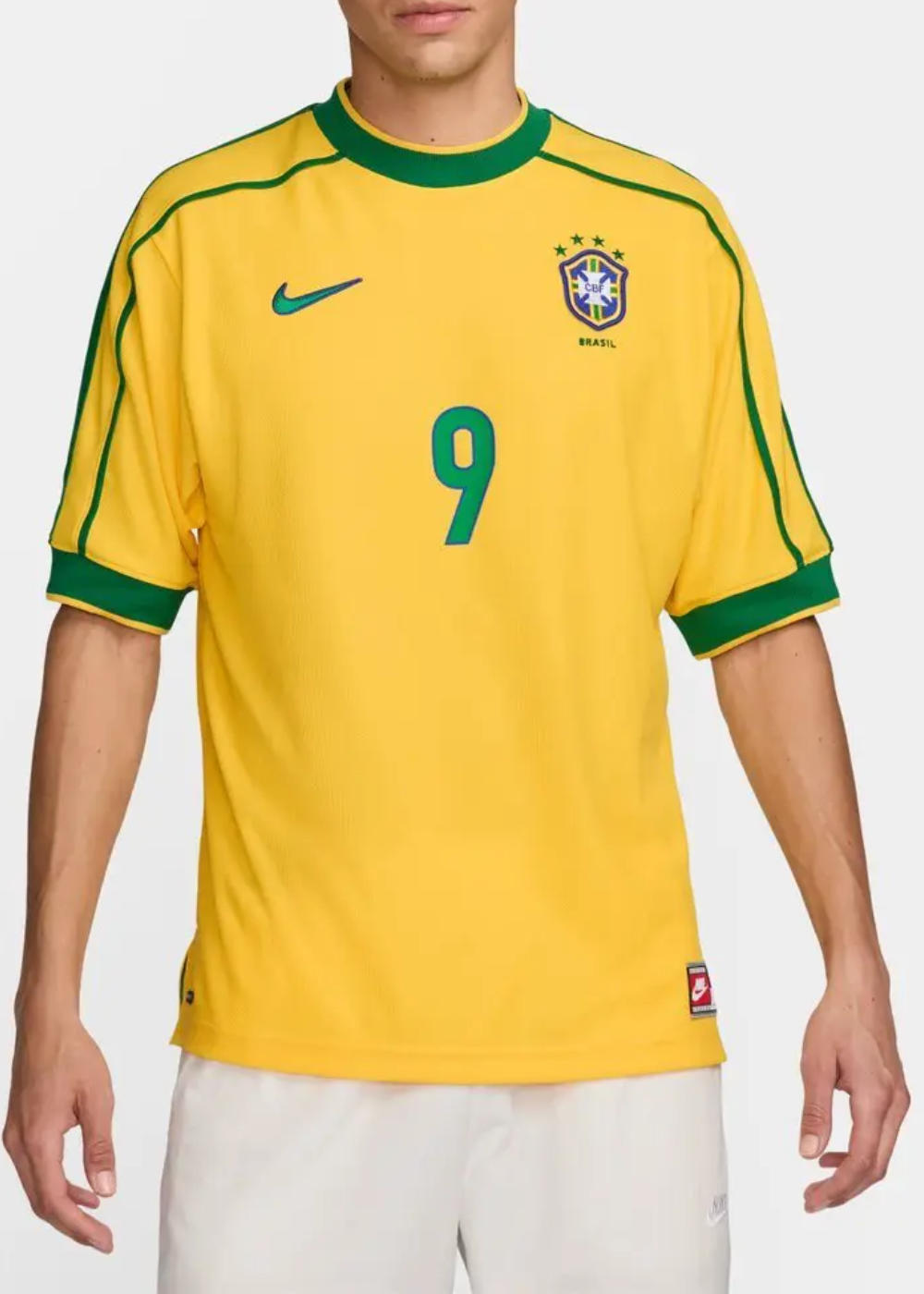 חליפת משחק רשמית רטרו ברזיל 1998 - בית