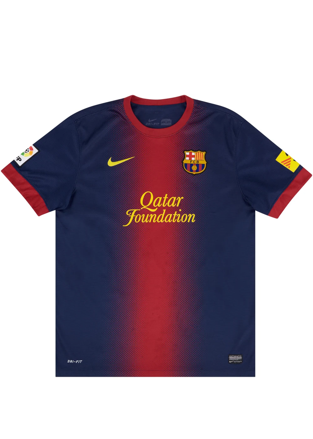 חולצת משחק רטרו ברצלונה בית 2012/13