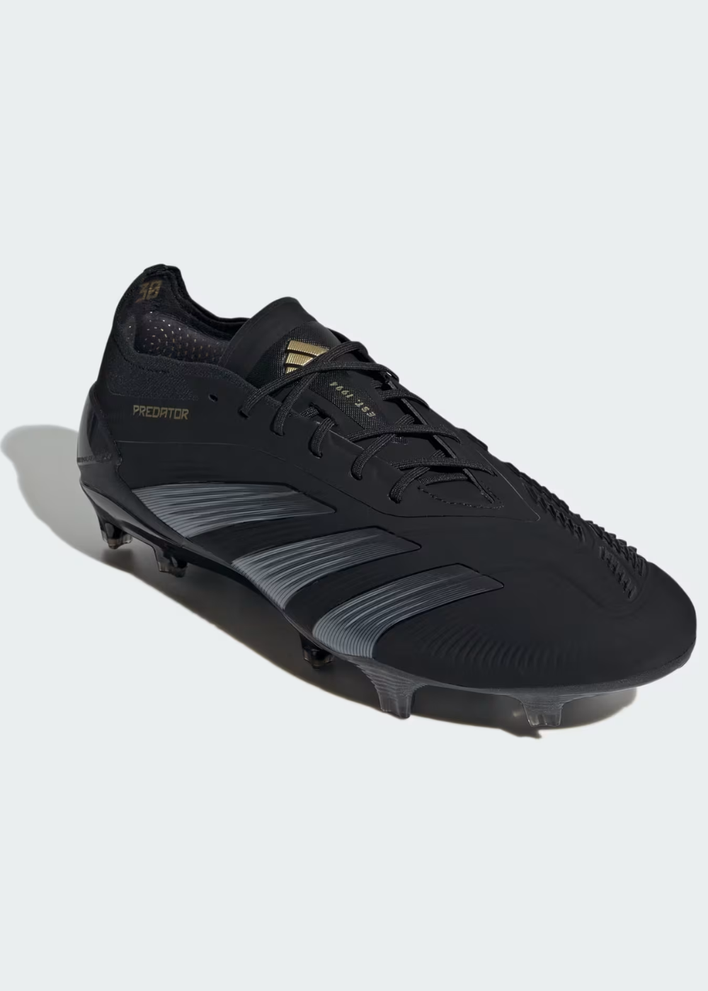 נעלי כדורגל מקצועיות | Adidas Predator Elite FG - Black/Gold Metallic