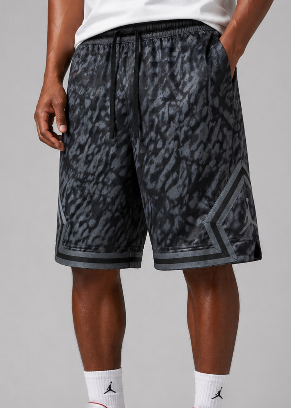 מכנס כדורסל JORDAN DIAMOND BLACK/GRAY