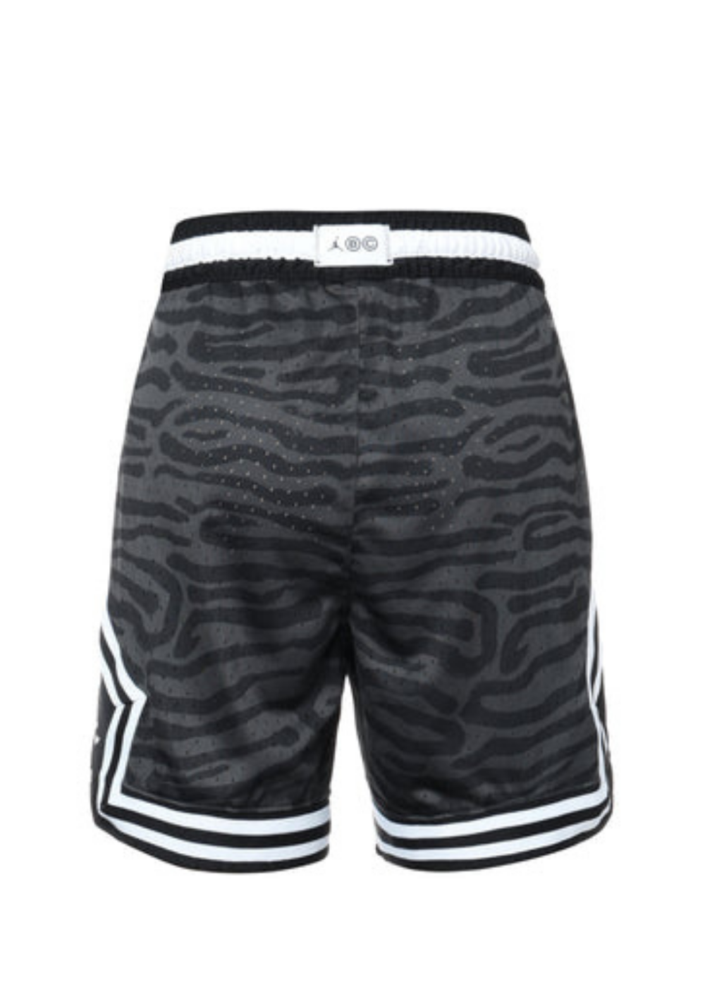 מכנס כדורסל JORDAN DIAMOND SHORTS ZEBRA GRAY/BLACK