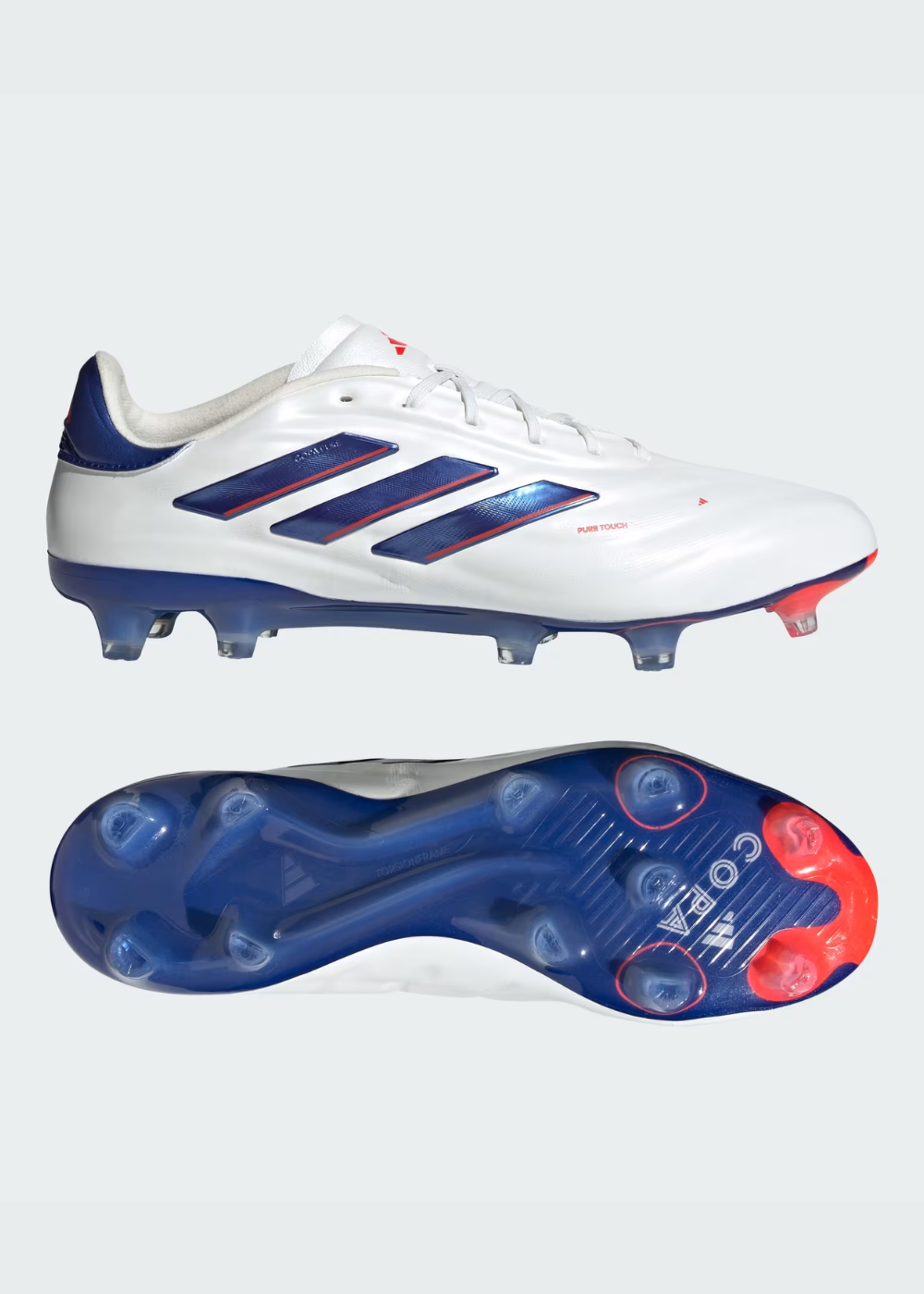 נעלי כדורגל מקצועיות | Adidas Copa Pure 2 Elite FG - White/Blue