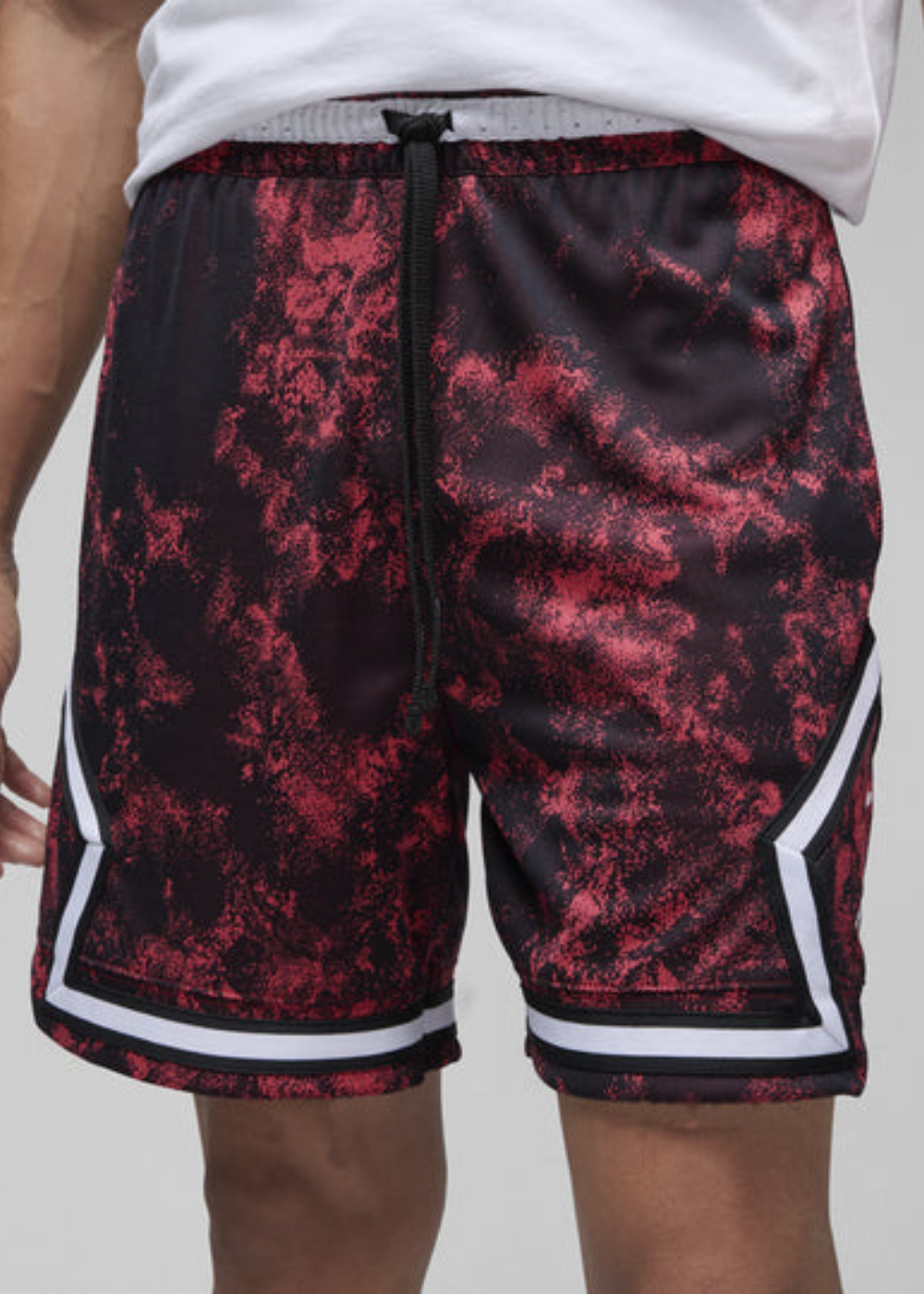 מכנס כדורסל JORDAN DIAMOND SHORTS RED/BLACK