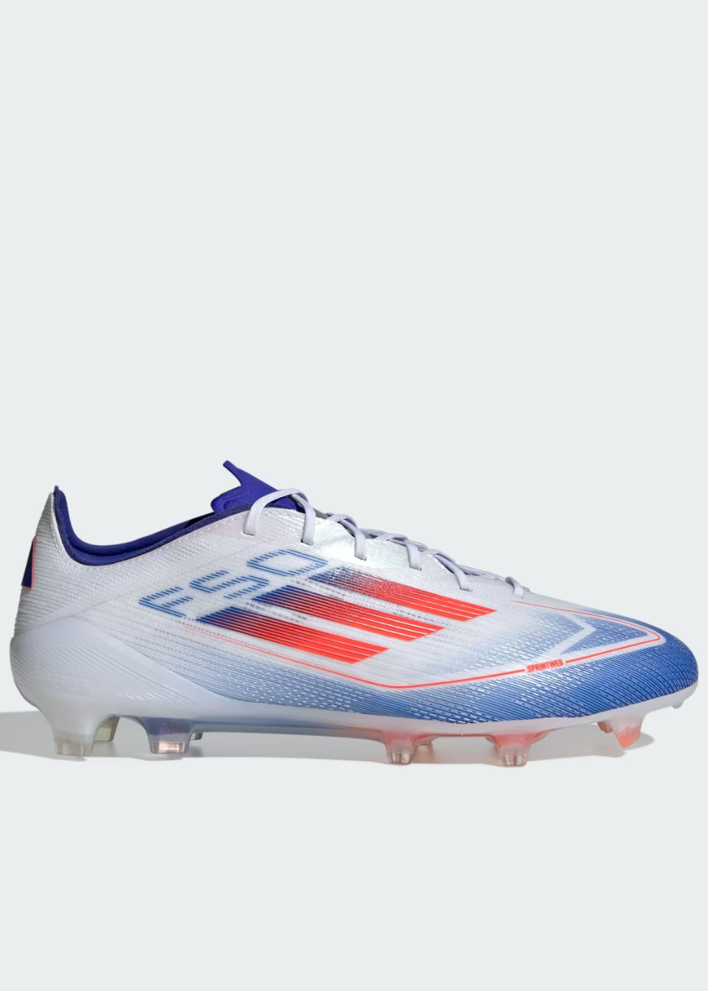 נעלי כדורגל מקצועיות | Adidas F50 Elite FG - White/Blue