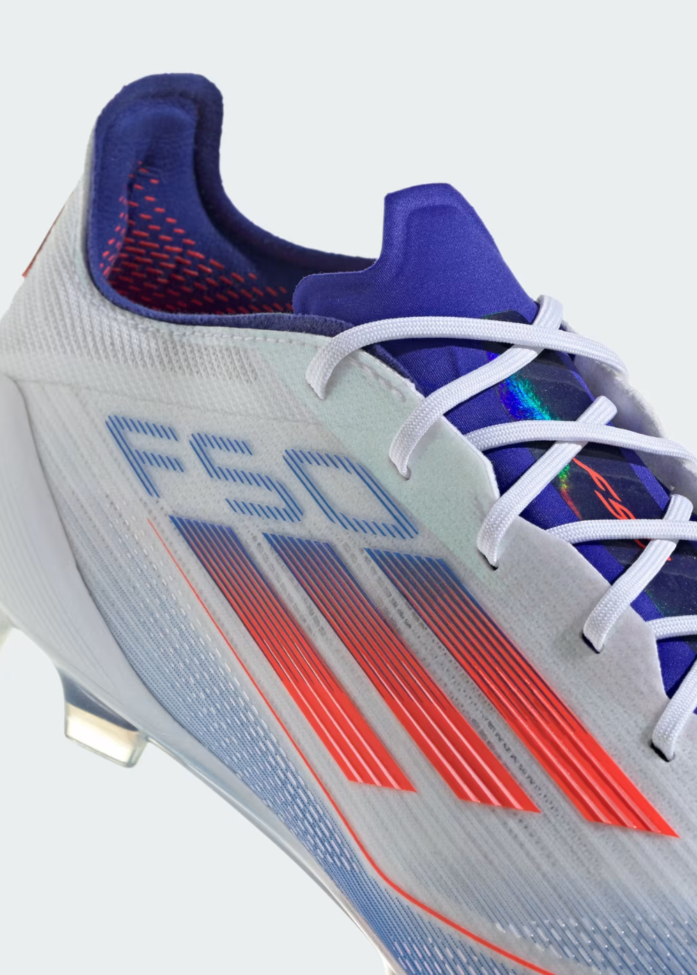 נעלי כדורגל מקצועיות | Adidas F50 Elite FG - White/Blue