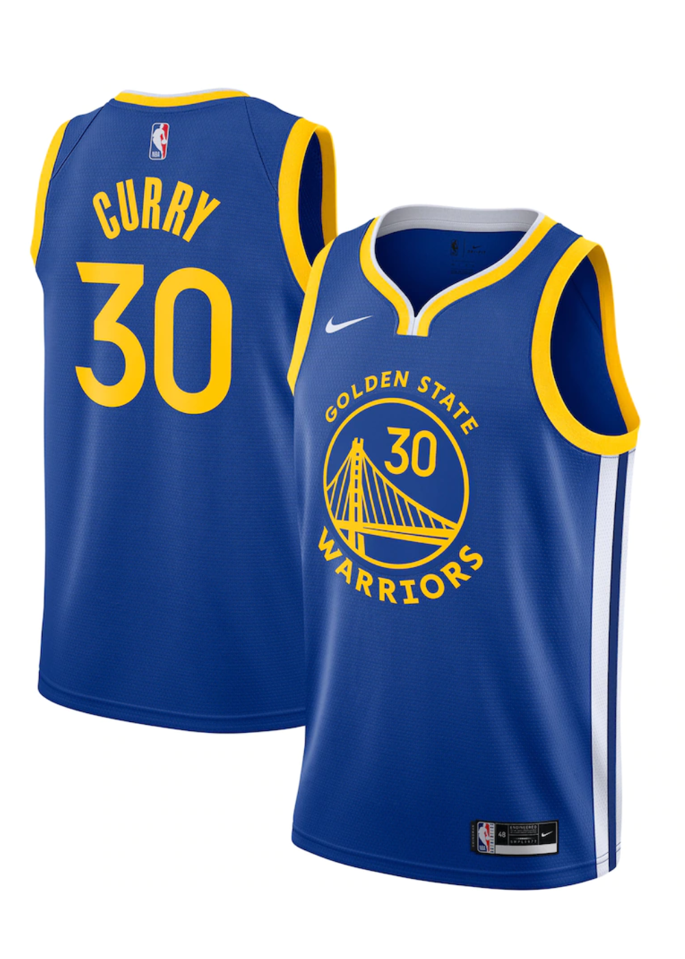 גופיית NBA – סטפן קרי גולדן סטייט ווריורס עונת 2020/2021 כחול/לבן