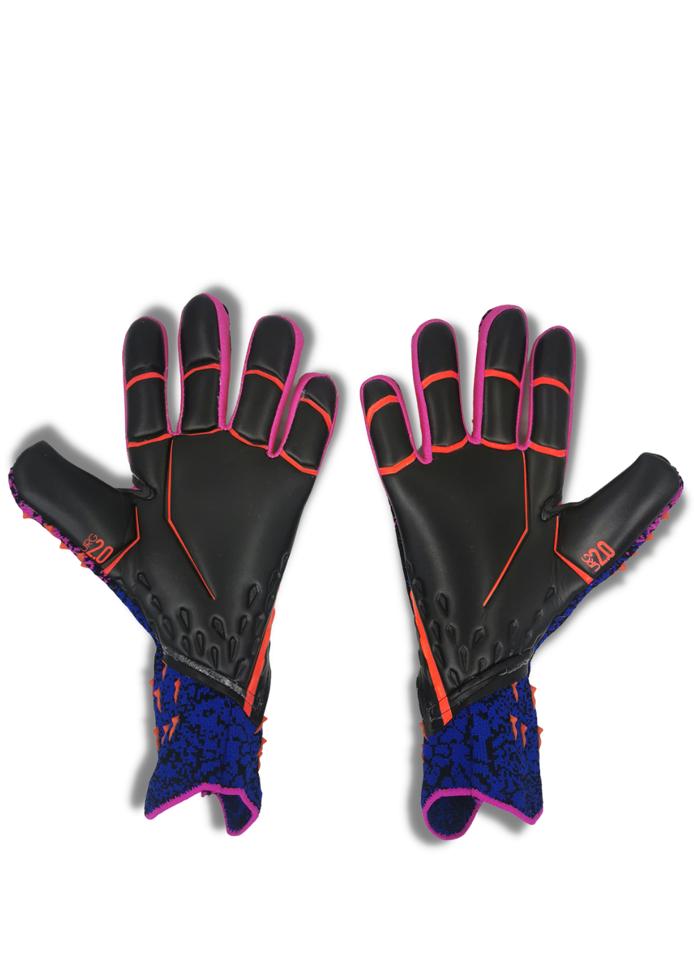 כפפות שוער מקצועיות adidas Predator Pro Hybrid שחור סגול