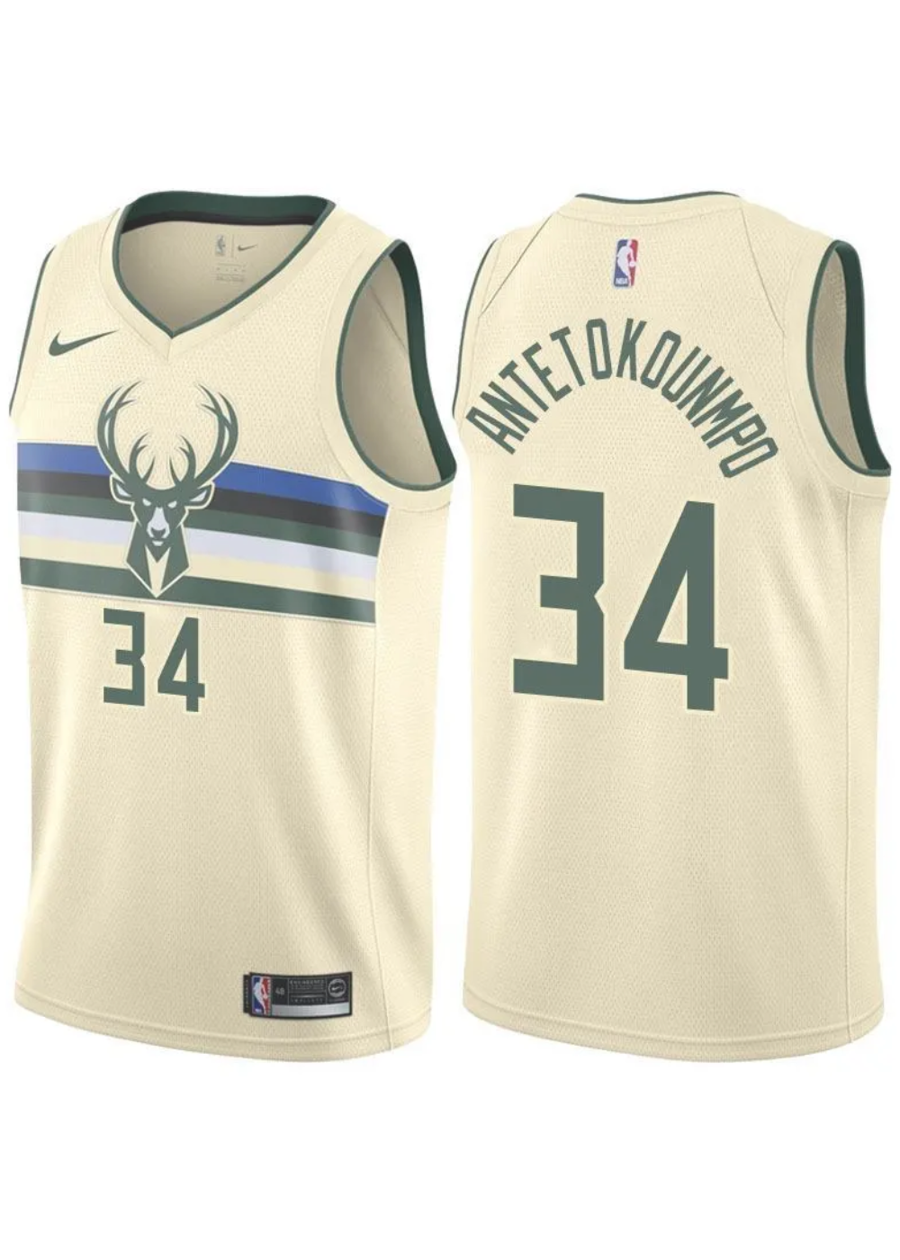 גופיית NBA -יאניס אנטטקונמפו מילווקי באקס