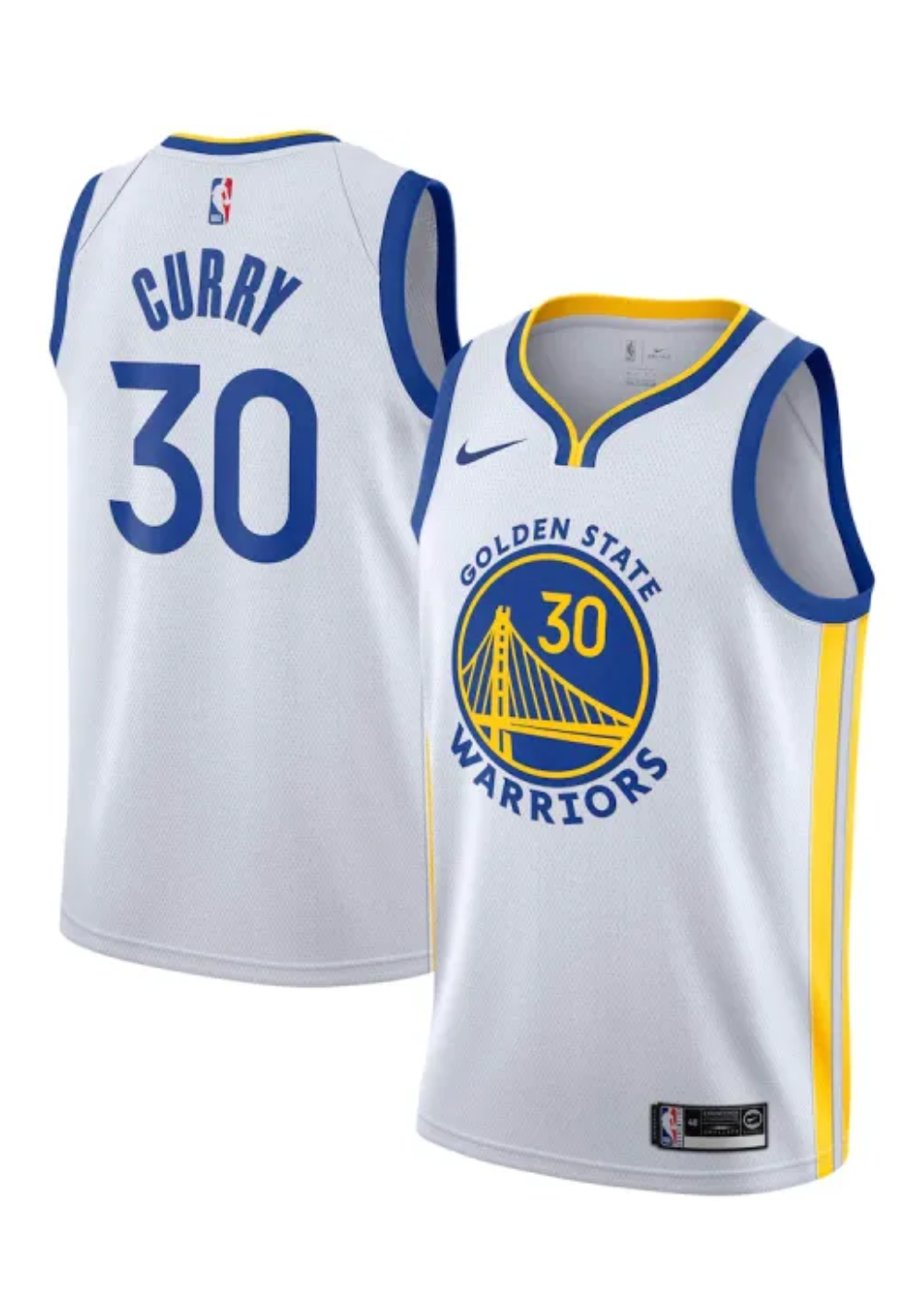 גופיית NBA – סטפן קרי גולדן סטייט ווריורס עונת 2020/2021 כחול/לבן