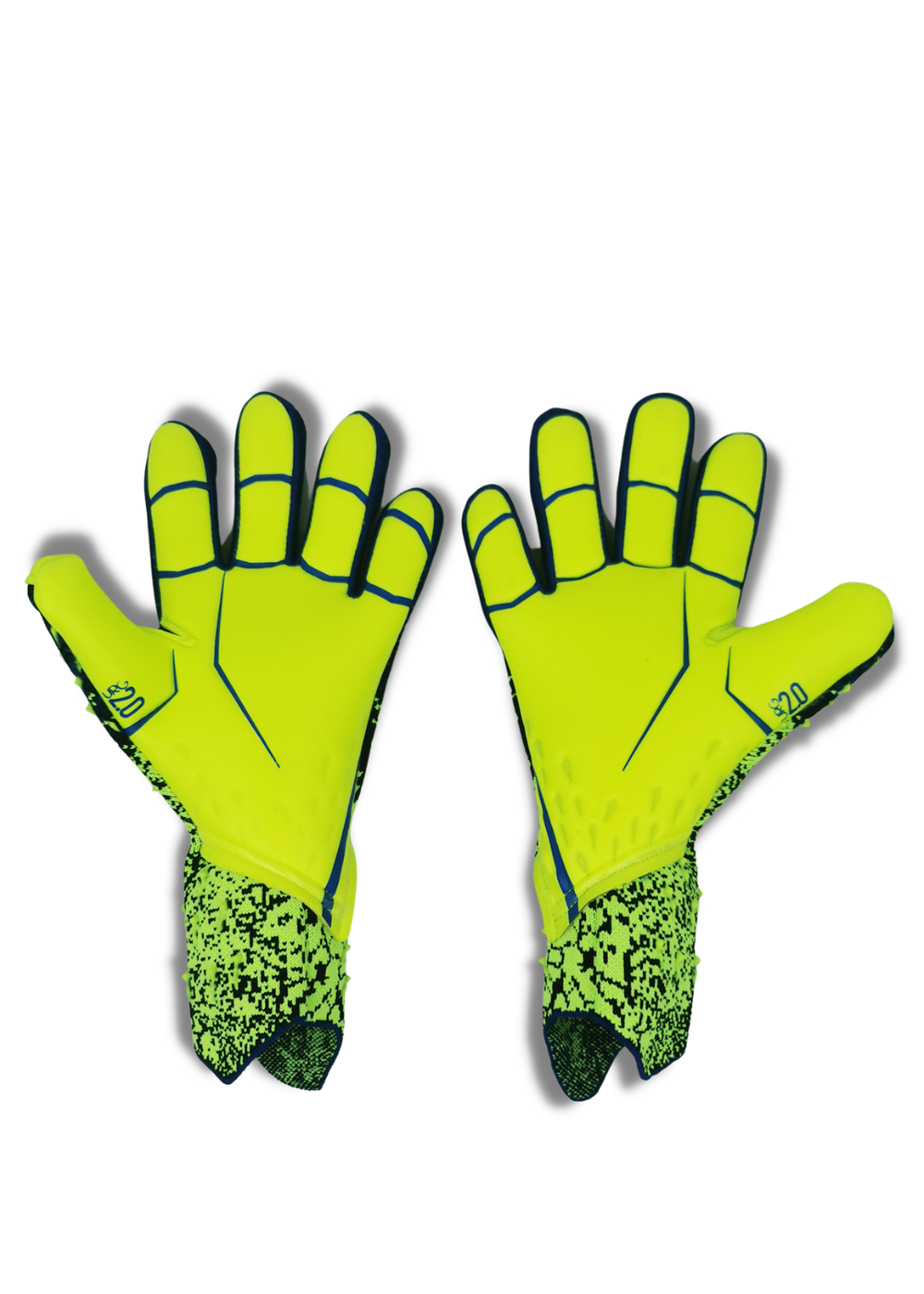 כפפות שוער מקצועיות adidas Predator Pro Hybrid שחור צהוב