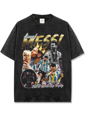 חולצת אוברסייז | מסי מונדיאל 22