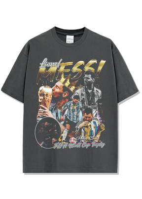 חולצת אוברסייז | מסי מונדיאל 22