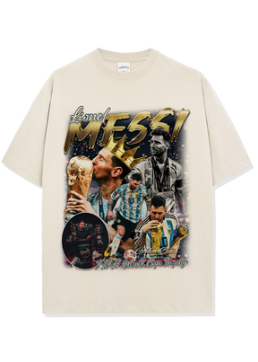 חולצת אוברסייז | מסי מונדיאל 22