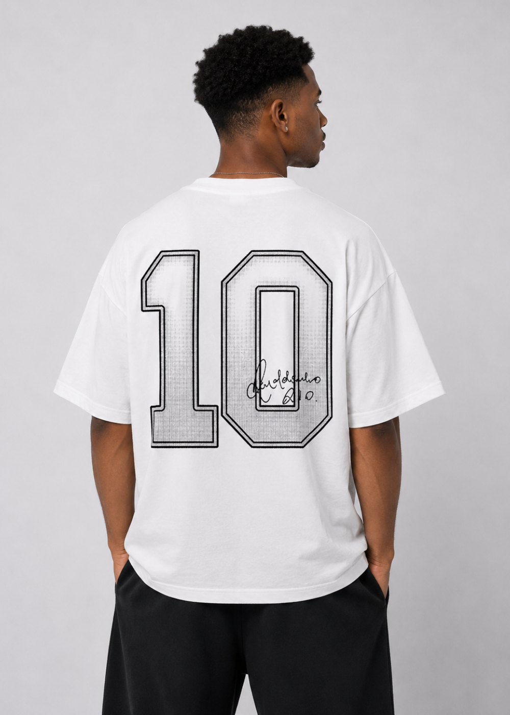 חולצת אוברסייז | רונאלדיניו 10