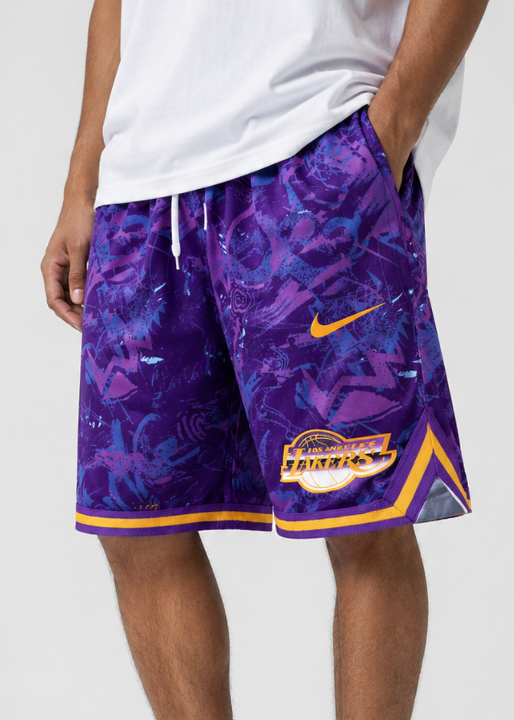 NBA Los Angeles Lakers Shorts מכנס כדורסל