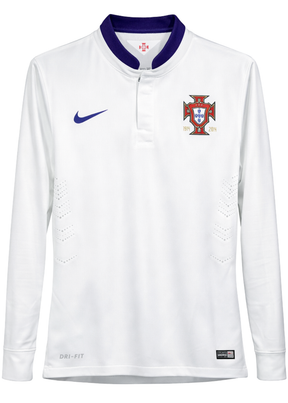 חולצת משחק רטרו פורטוגל שרוול ארוך - חוץ 2014
