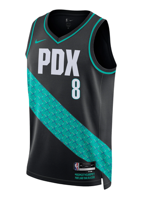 גופיית פורטלנד בלייזרס City Edition שחור | דני אבדיה ⁩⁩⁩25/26