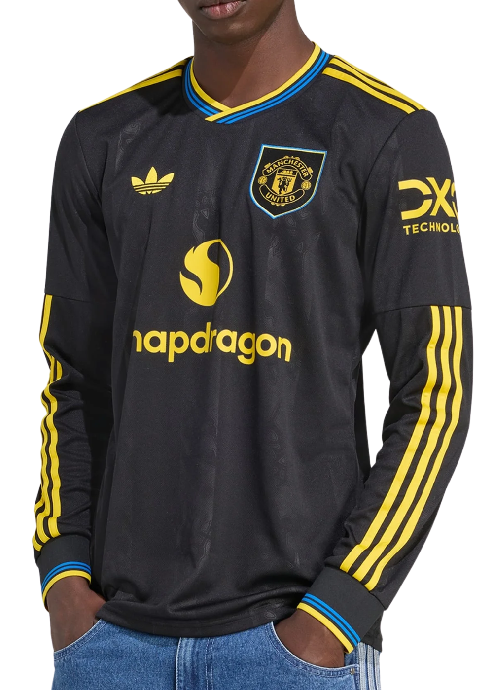חליפת משחק מנצ'סטר יונייטד שלישית שרוול ארוך - 2025/2026
