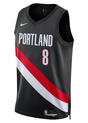 גופיית פורטלנד בלייזרס Icon Edition שחור | דני אבדיה ⁩⁩⁩25/26 - מלאי מיידי