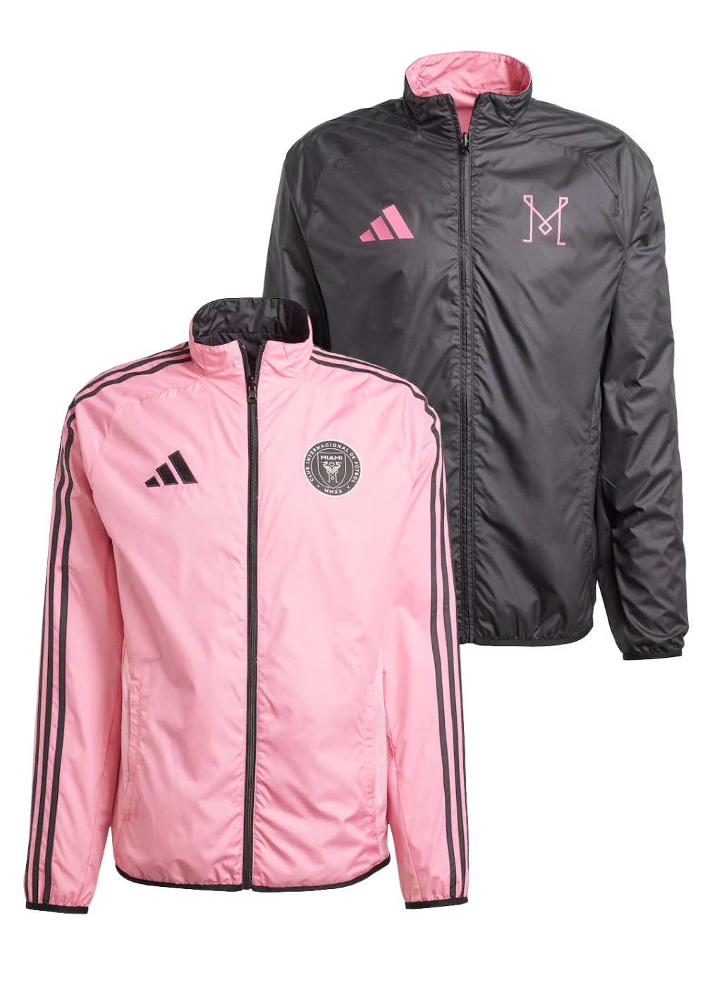 מעיל רוח אינטר מיאמי דו צדדי - 25/26