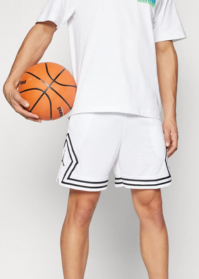 מכנס כדורסל JORDAN DIAMOND SHORTS WHITE
