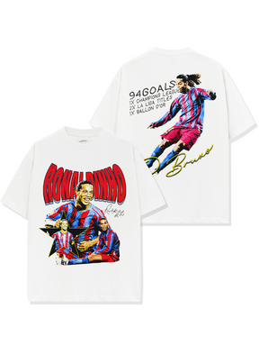 חולצת אוברסייז | רונאלדיניו ברצלונה