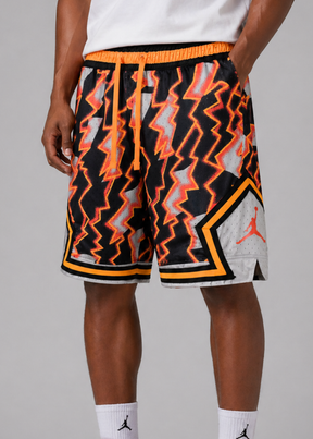 מכנס כדורסל JORDAN DIAMOND ORANGE/BLACK