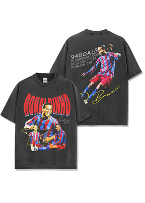 חולצת אוברסייז | רונאלדיניו ברצלונה