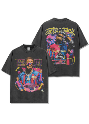 חולצת אוברסייז | טראוויס סקוט X ברצלונה