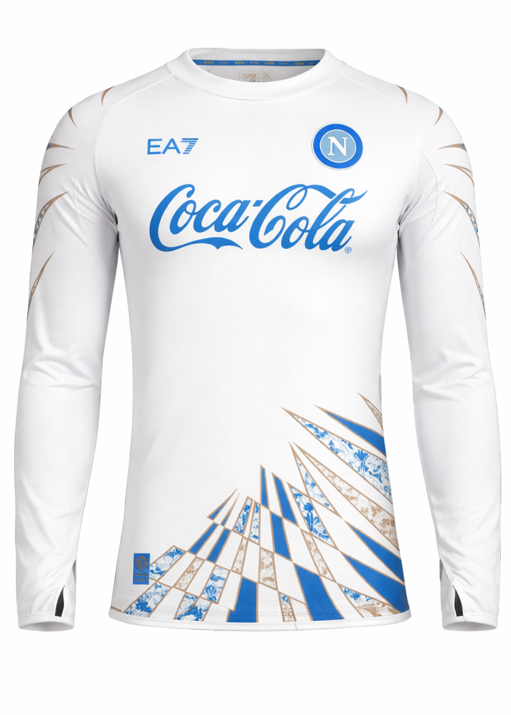 חליפת משחק רשמית נאפולי קדם משחק שרוול ארוך - 2025/2026