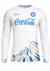 חליפת משחק רשמית נאפולי קדם משחק שרוול ארוך - 2025/2026