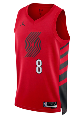 גופיית פורטלנד בלייזרס Statement Edition אדום | דני אבדיה ⁩⁩⁩25/26