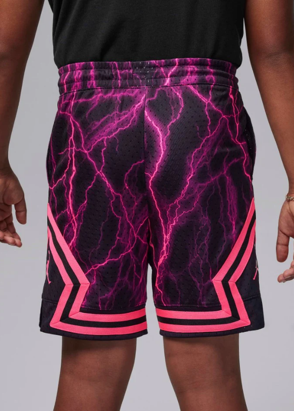 מכנס כדורסל JORDAN DIAMOND SHORTS PINK/BLACK