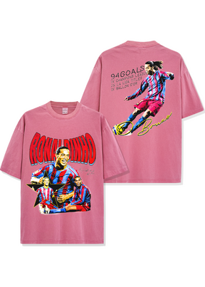 חולצת אוברסייז | רונאלדיניו ברצלונה