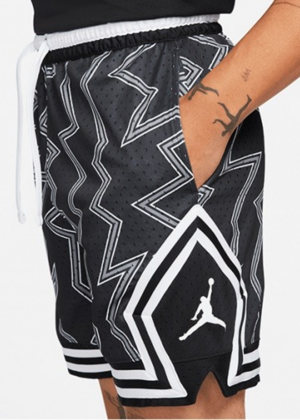 מכנס כדורסל JORDAN DIAMOND SHORTS BLACK