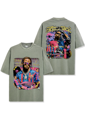 חולצת אוברסייז | טראוויס סקוט X ברצלונה