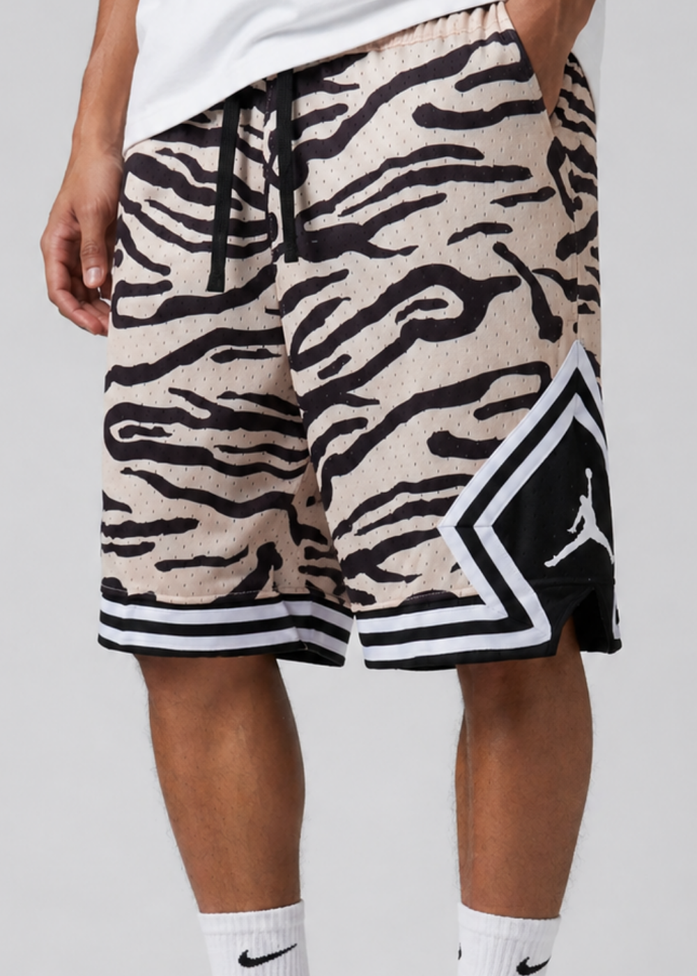 מכנס כדורסל JORDAN DIAMOND ZEBRA