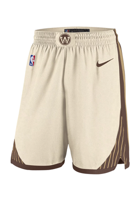 מכנסי NBA גולדן סטייט ווריורס | CITY EDITION קרם/חום 25/26