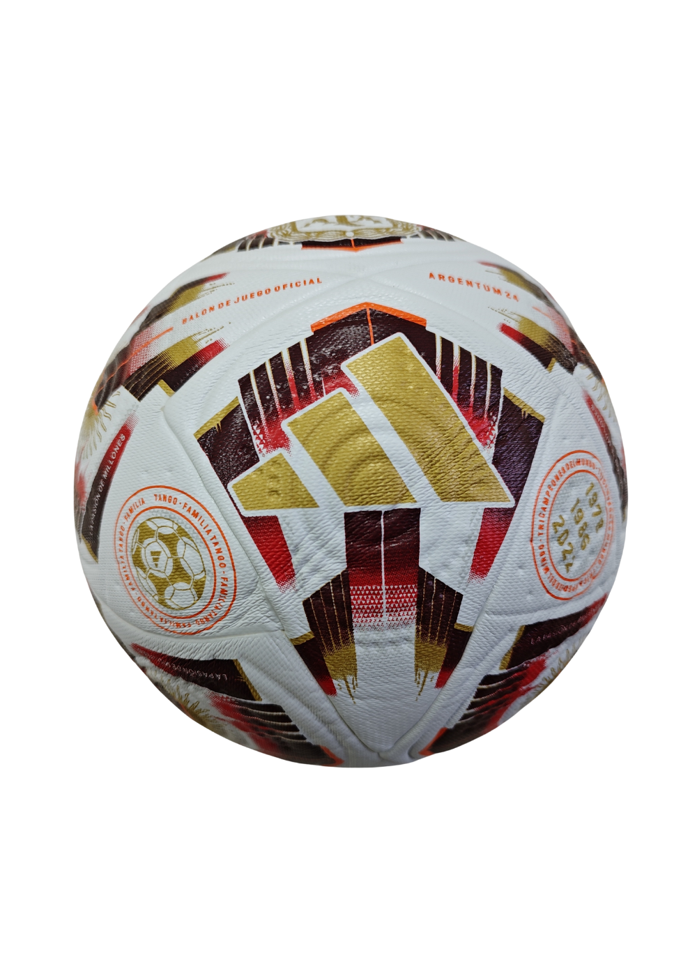 כדור כדורגל מקצועי - ארגנטינה לבן אדום