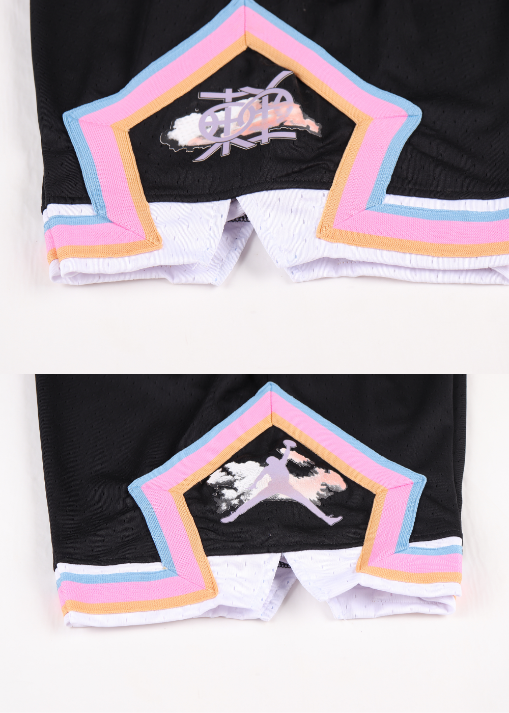 מכנס כדורסל JORDAN DIAMOND BLACK/PINK