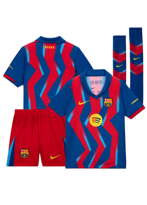 חליפת כדורגל לילדים ברצלונה רביעית - 25/26